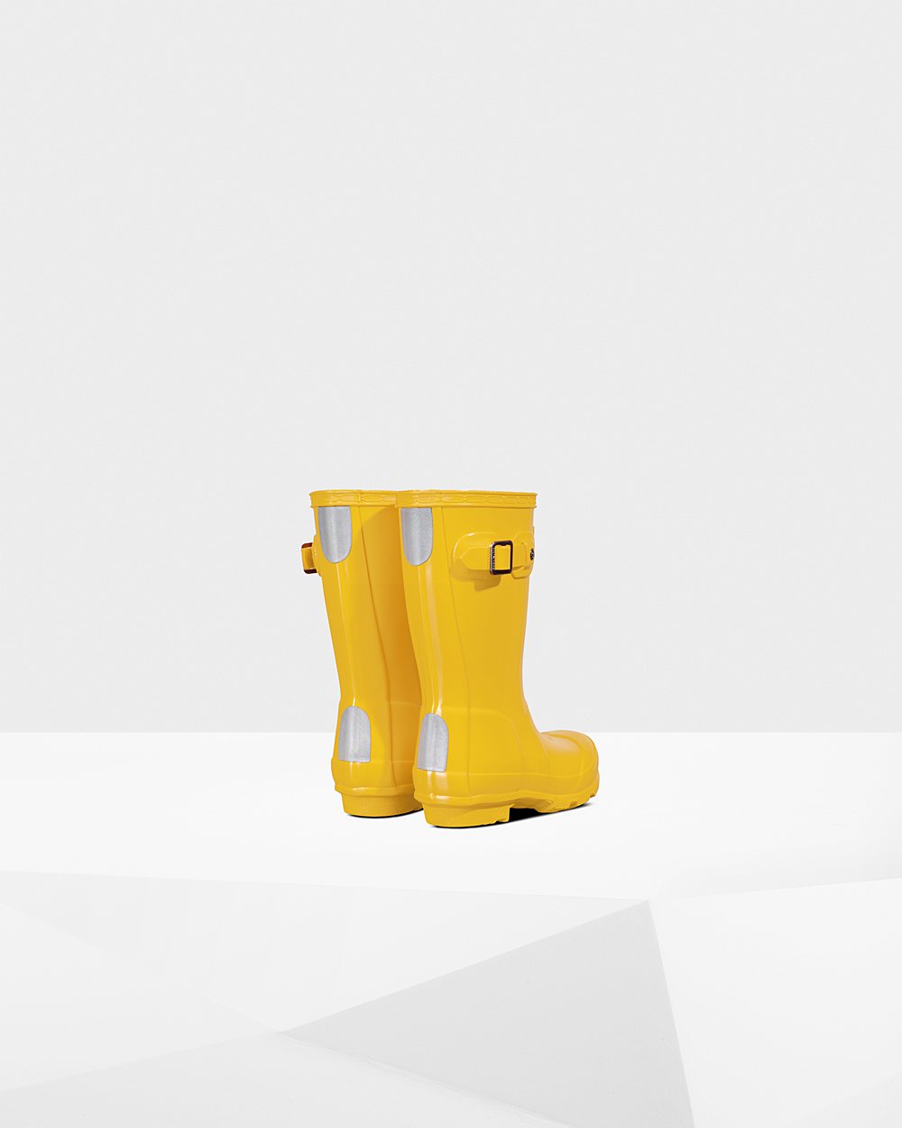 Bottes de Pluie Hunter Original Petits Gloss Enfant Jaune QUDPZIN-58